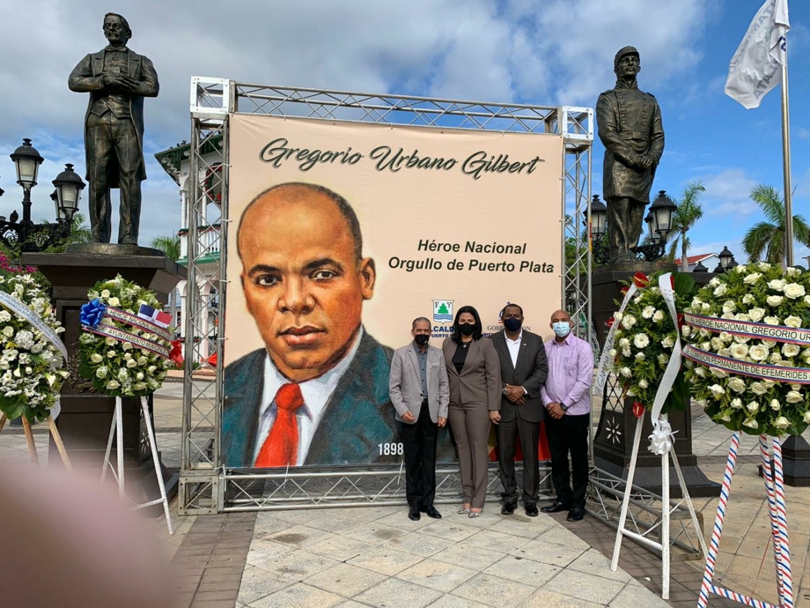 Juan Pablo Uribe, Merling de la Cruz, Juan Alberto Michel y Claudino Cabrera.