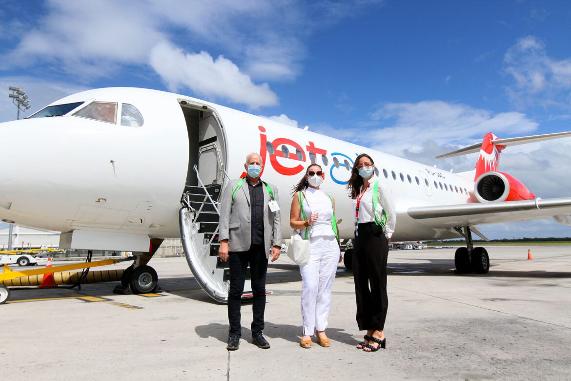 Jetair Caribbean realiza vuelo inaugural desde Curazao a Santo Domingo