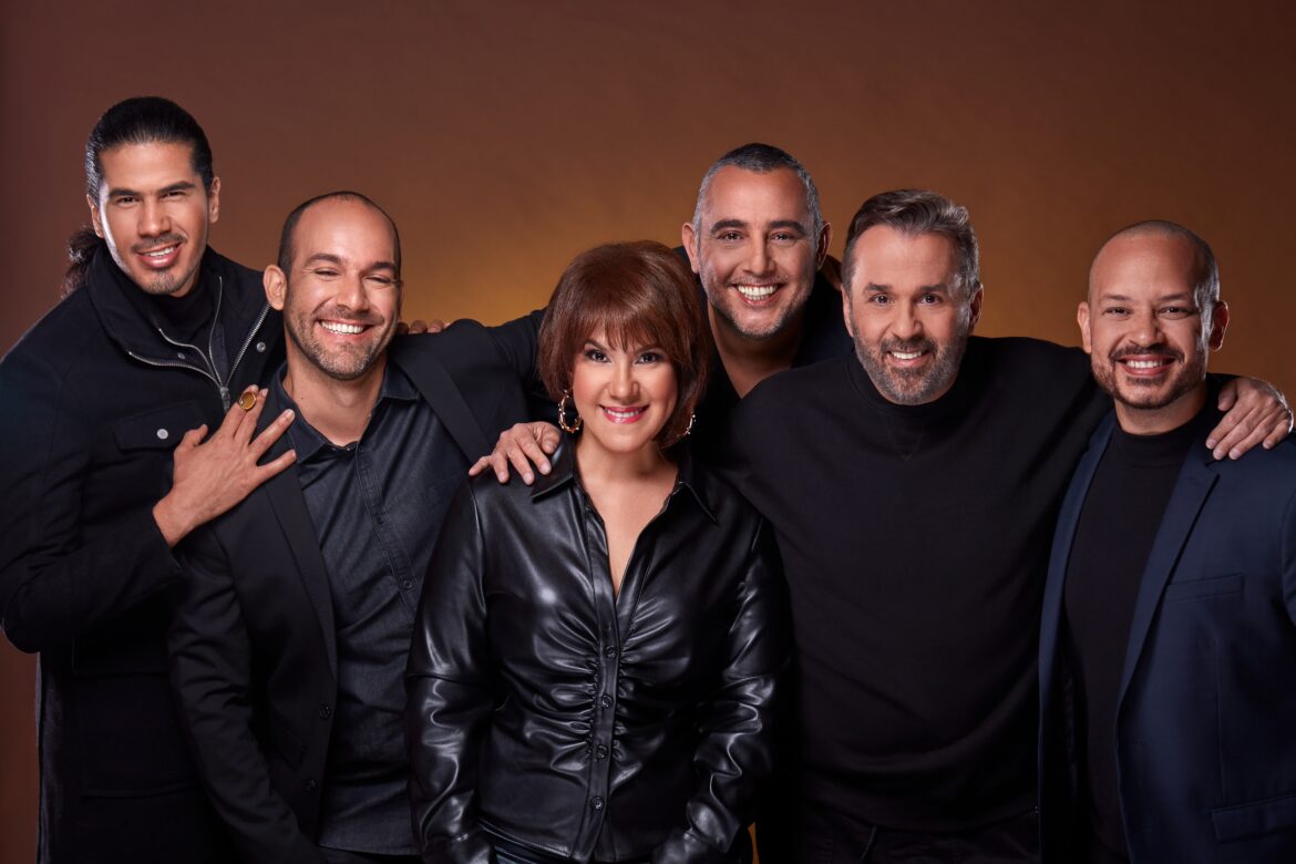 Patricio León, Francisco Alvarez, María Castillo,Guillermo Cordero, Miguel Espinoza y Pepe Sierra