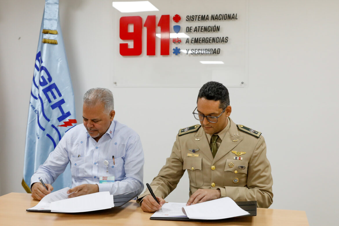 Sistema 9-1-1 y EGEHID firman acuerdo interinstitucional