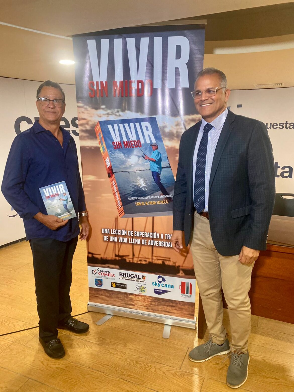 PRINCIPAL 1 -Víctor M. Genao junto a Carlos Alfredo Fatule.