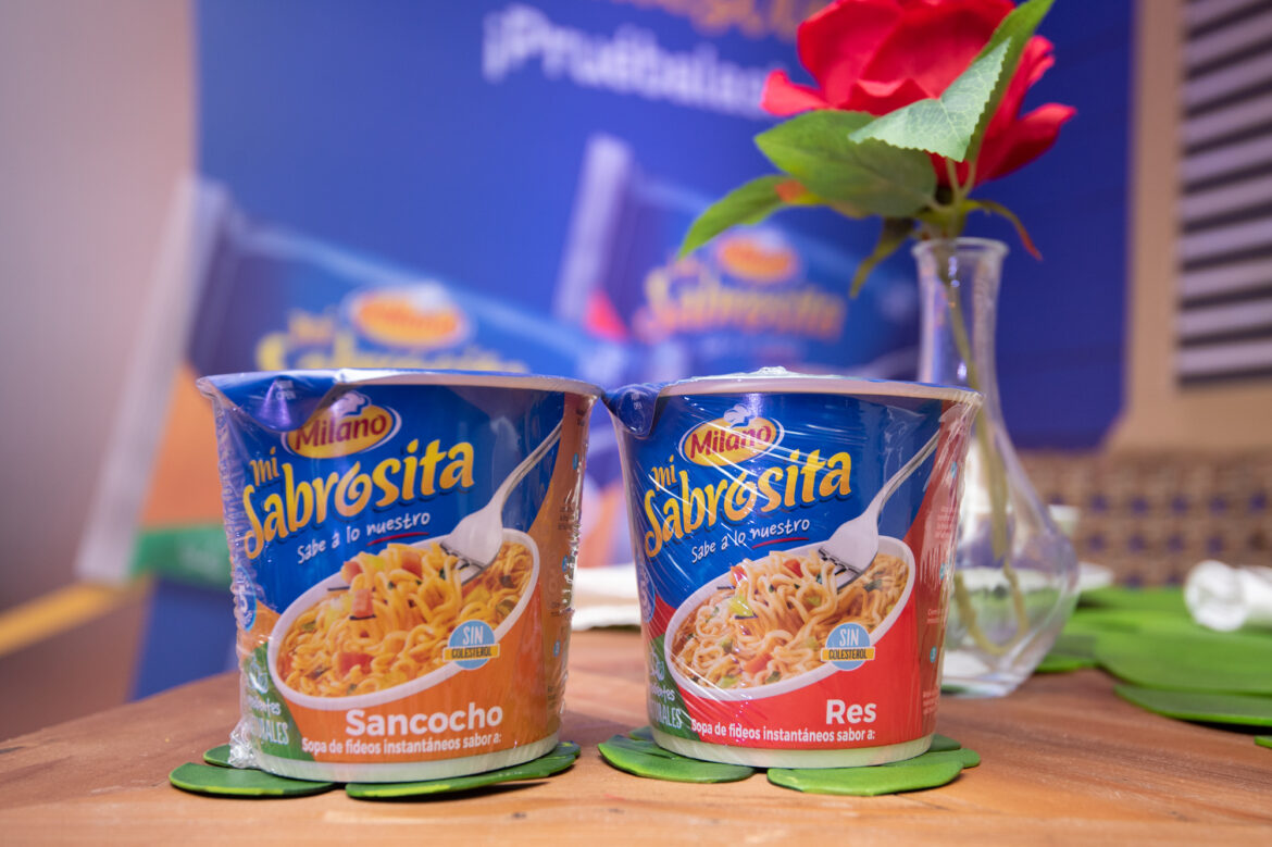 Sopas Mi Sabrosita de Milano resaltan la dominicanidad con sus nuevos sabores