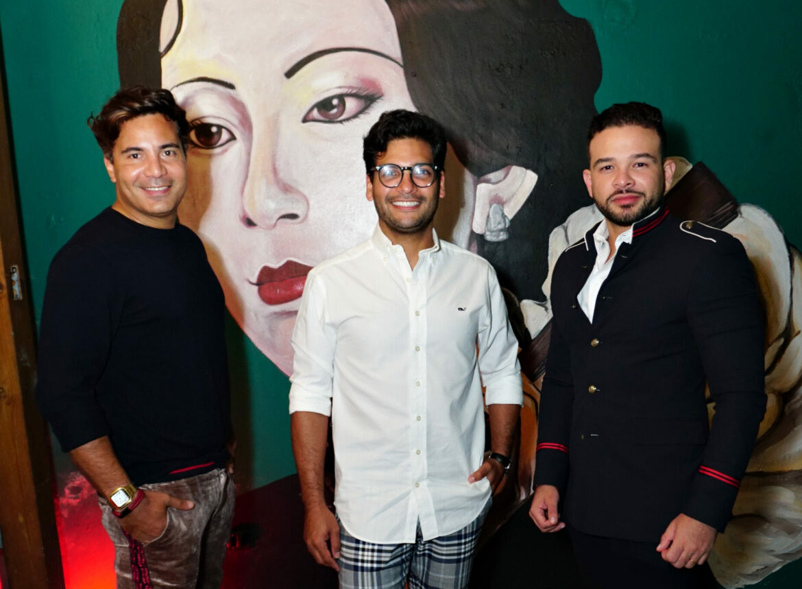 Frank Escobar, Julio Nuñez y Braulio Segura