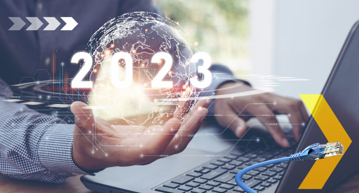 Global,Network.,2023,New,Year,Concept.,Business,Target,And,Goal