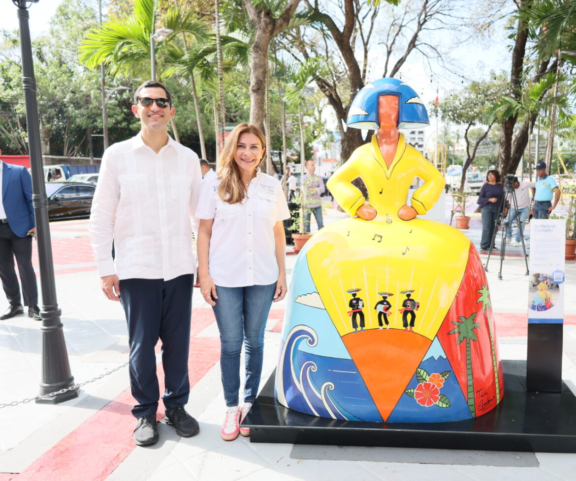 “La Menina Caribeña” estará expuesta hasta el 30 de mayo en el parque La Lira de Santo Domingo, para el disfrute de todos los dominicanos y visitantes de la ciudad capital.