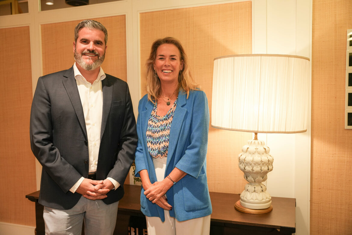 Jesús Sobrino, CEO de Palladium Hotel Group y Gloria Juste, Corporate Director of Social Responsibility de Palladium Hotel Group