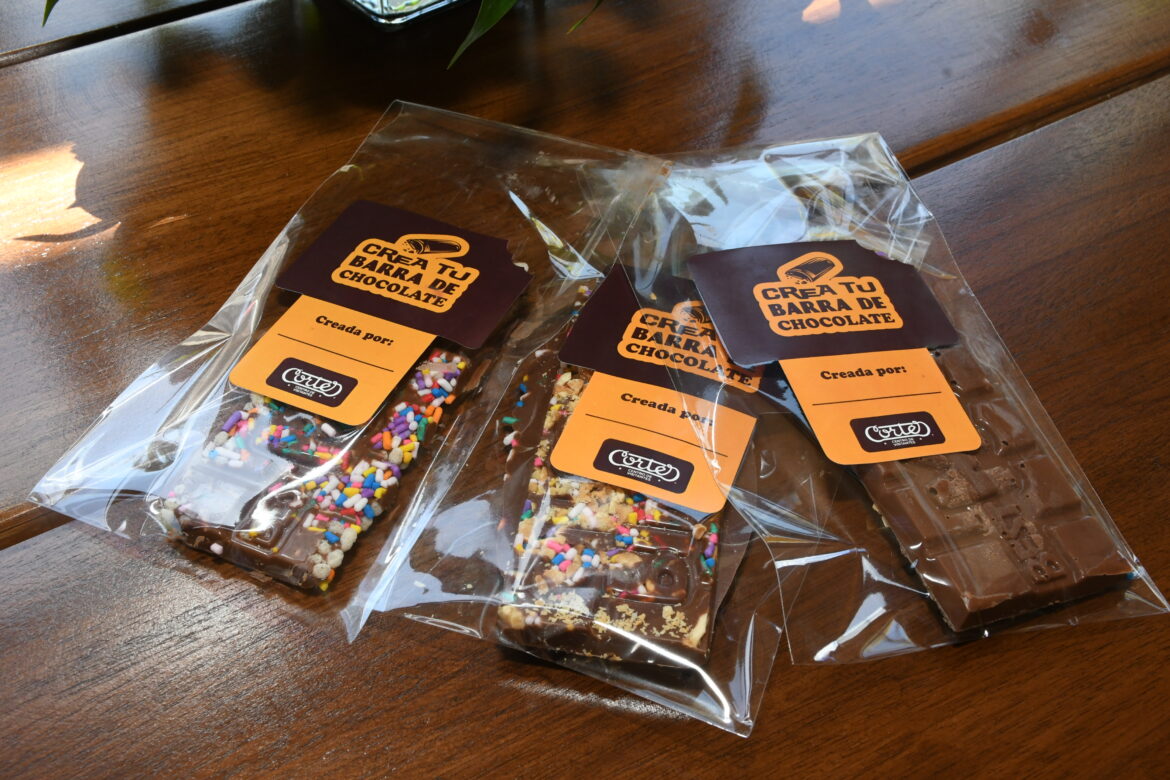 Creaciones de barras de chocolate