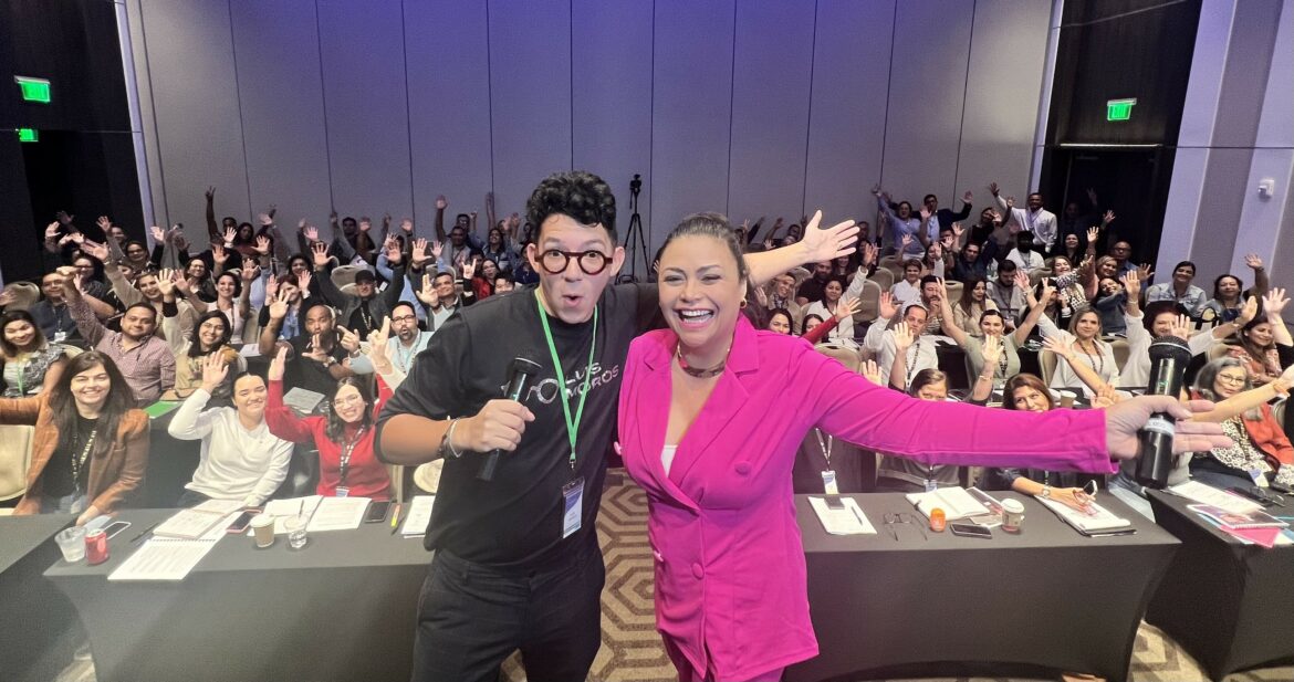 Gisela Rojas y Luis Moro