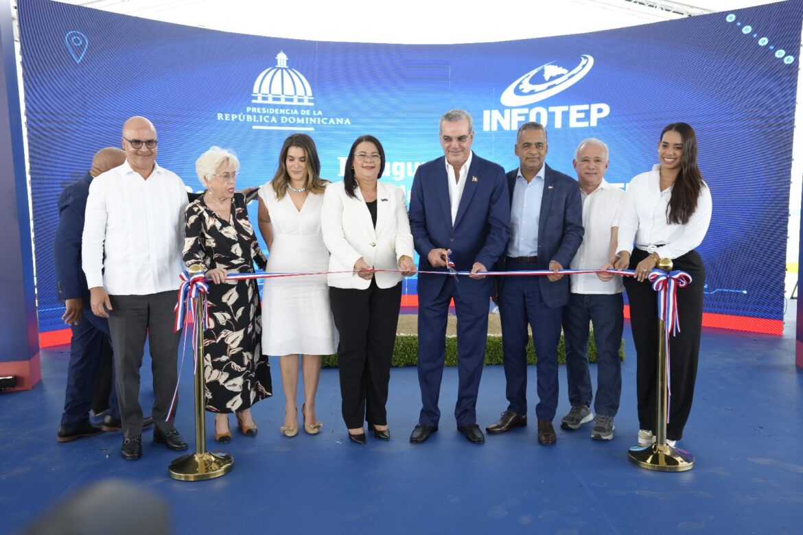 Presidente Abinader inaugura centro de capacitación ferroviaria del INFOTEP