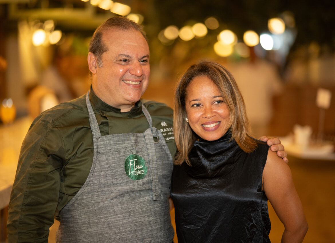 Chef Leandro Díaz y Carolina Valentin
