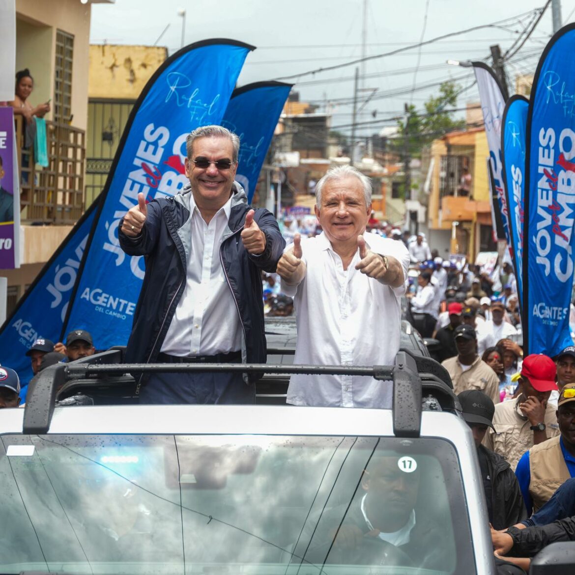 Luis Abinader y Antoio Taveras