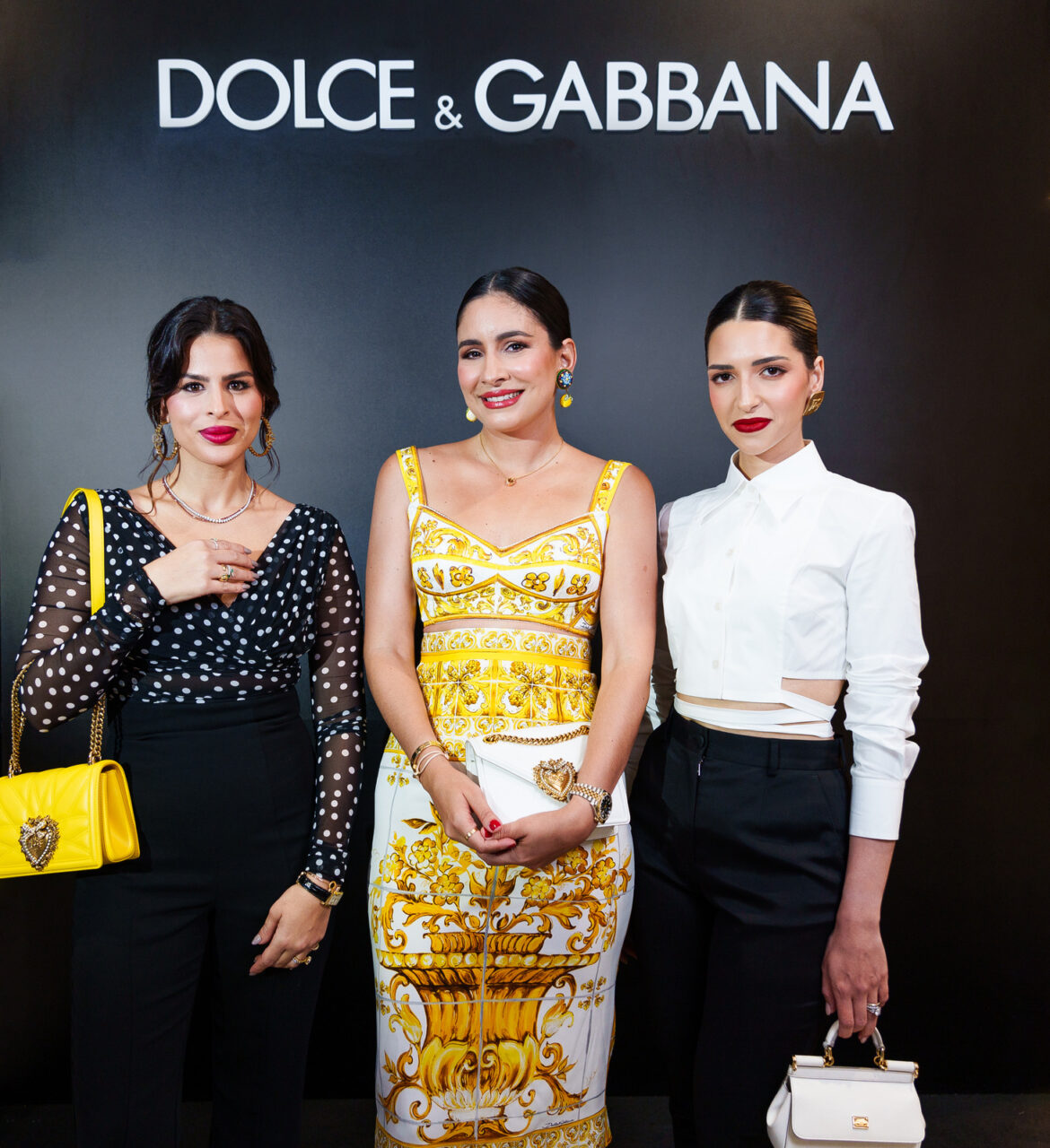 Graciella Dietsch, Helen Blandino y Lia Montas