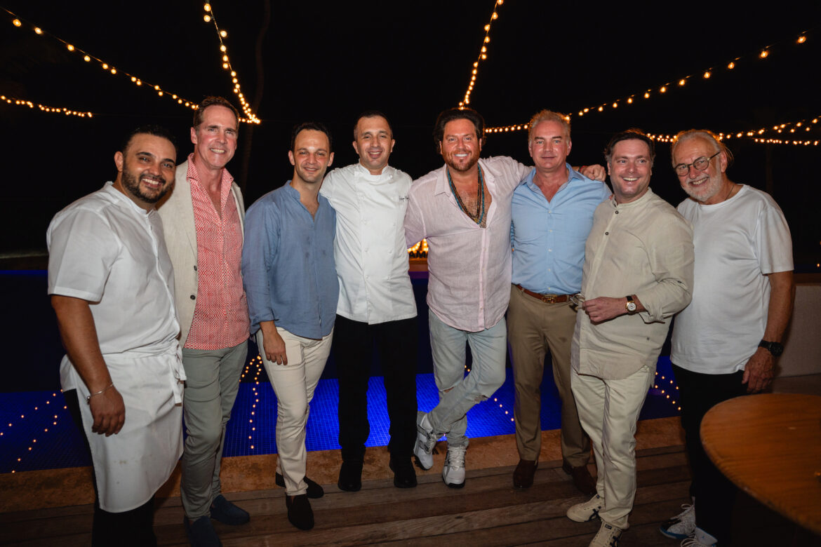 1-Foto Principal I- Saverio Stassi, Shawn Mclain, Charles Keusters, Rodrigo Menendez, Scott Conant, Jason Kycek, Joaquin Renovales y Hubert Keller