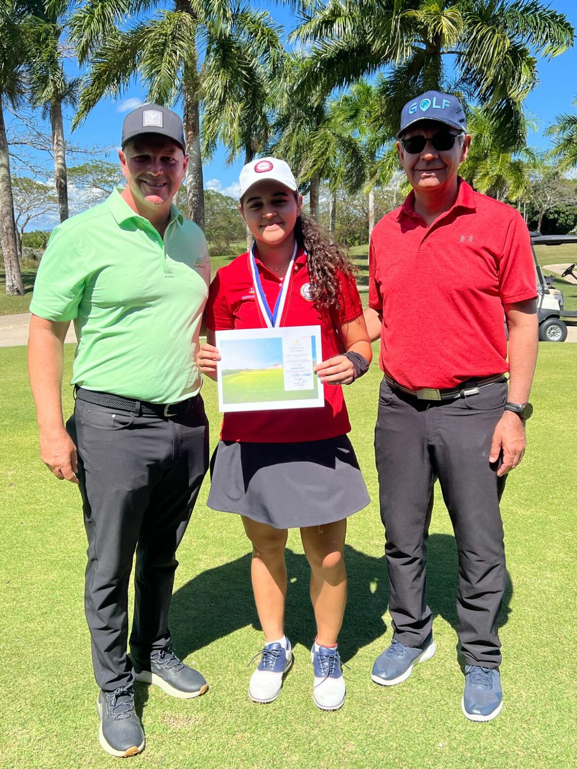 María Fernanda Fernández, premiado como la ganadora de la U18.