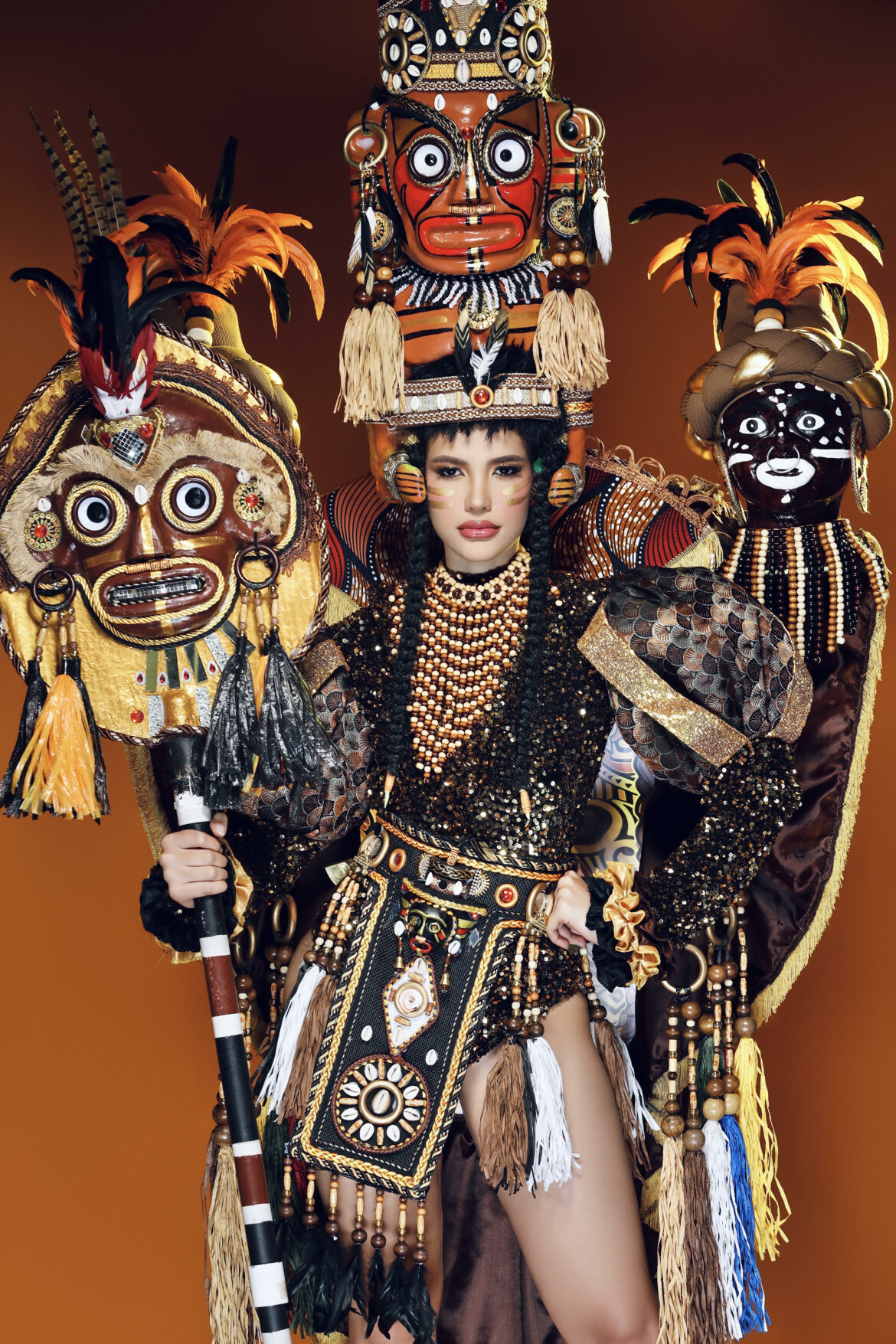 Traje tipico Miss Mundo Dominicana 2025