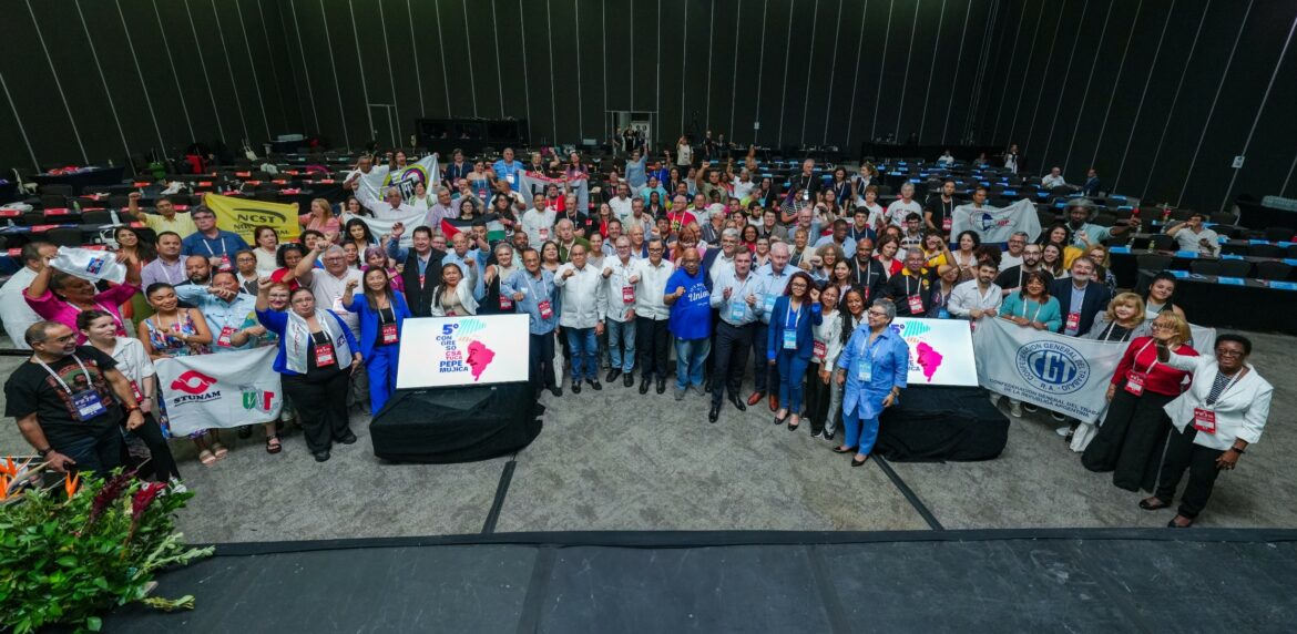 Concluye con éxito V Congreso sindical de la CSA en Punta Cana, RD