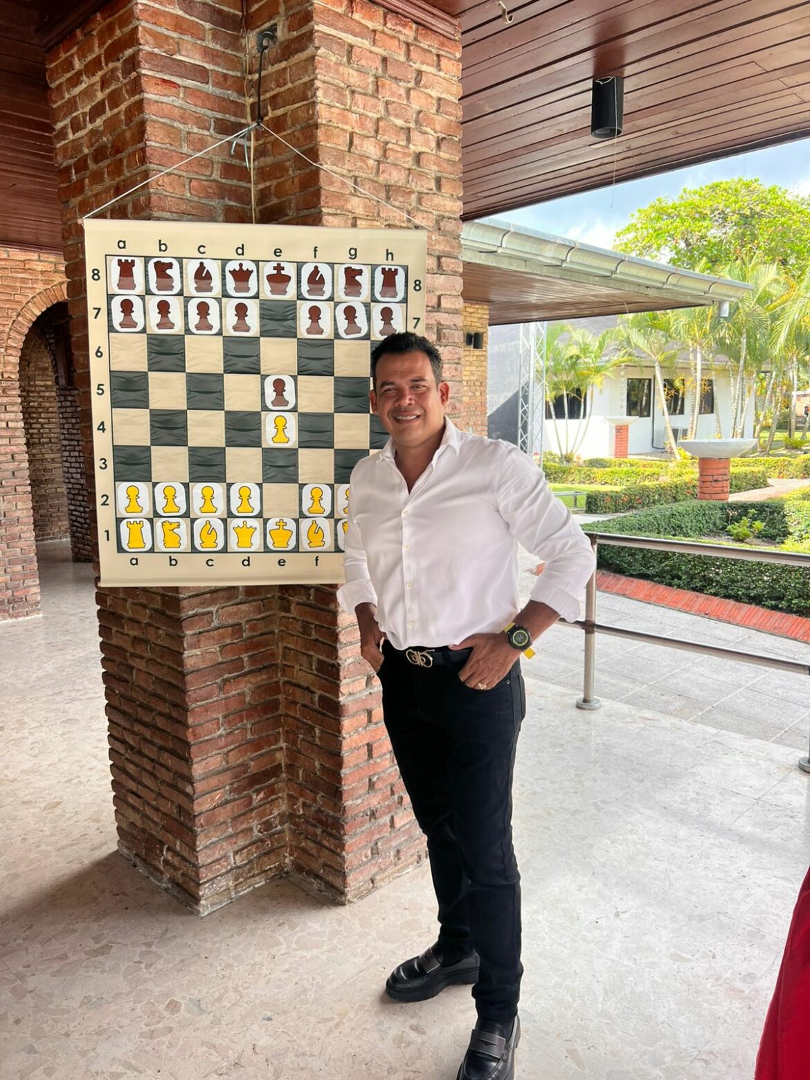 Carlos Rodríguez presidente de la Asociación de Ajedrez de Monseñor Nouel Bonao.